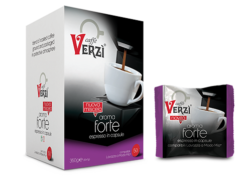 Verzì Caffè Aroma Forte compatibili A Modo Mio100PZ – NeroCaffè Shop